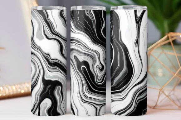 Abstract Pattern Tumbler Wrap Design PNG Review