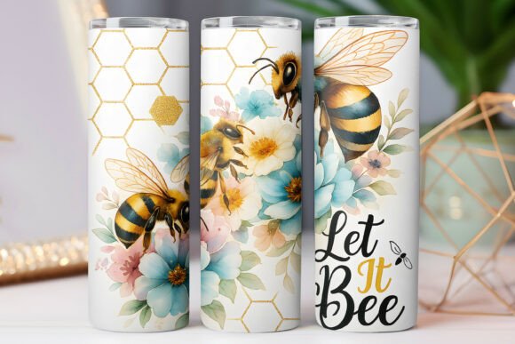 Bee Honey Hive Pattern Tumbler Wrap 20oz Review