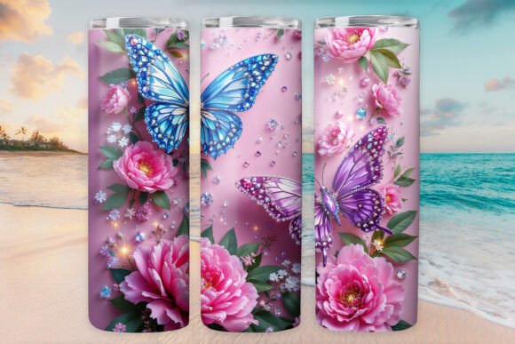 Butterfly Tumbler Wrap 20oz Skinny Jpg Review