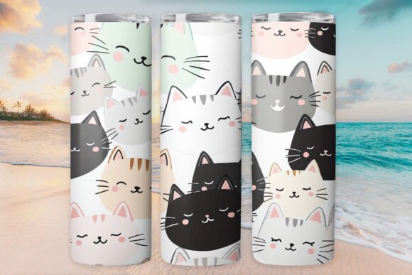 Cat Kitty Tumbler Wrap 20oz Skinny Review