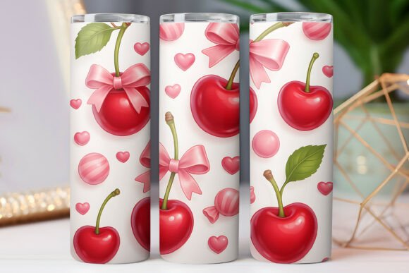 Cherry Fruit 20oz Skinny Tumbler Wrap Review