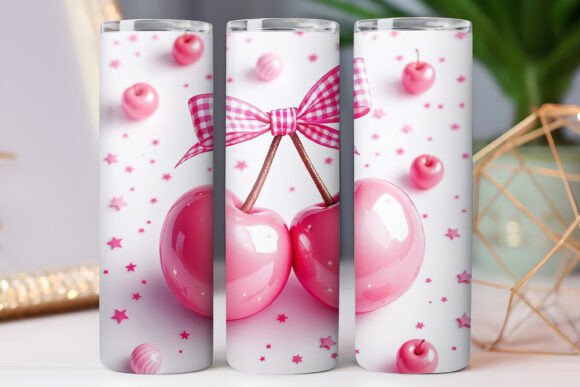 Cherry Girls Bow Tumbler Wrap 20oz Review