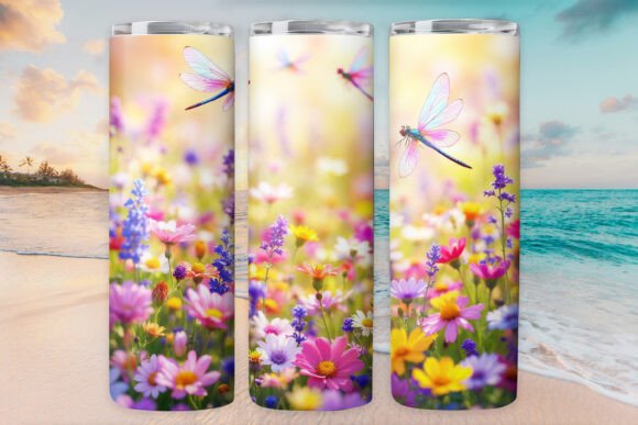 Dragonflies Tumbler Wrap Design Review