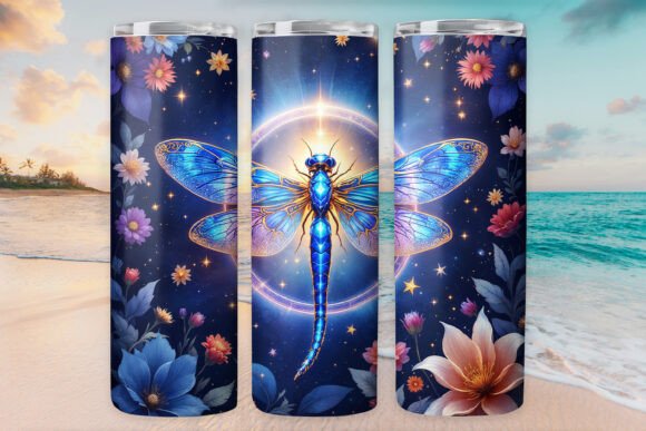 Dragonflies Tumbler Wrap Review for Embroidery