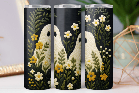 Embroidery Floral Tumbler Wrap Design Review