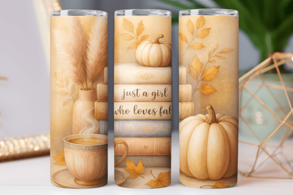 Fall Season Reading Tumbler Wrap Design Review