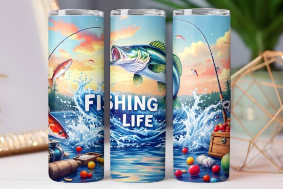 Fishing Tumbler Wrap 20oz Review for Embroidery Projects