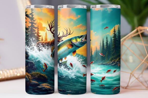 Fishing Tumbler Wrap Design Review