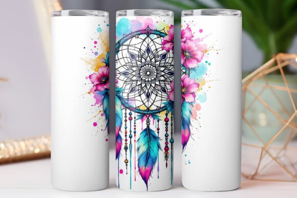 Floral Tumbler Wrap Watercolor Design Review