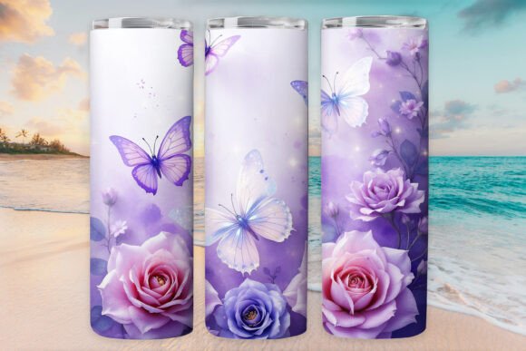 Flower Butterfly Tumbler Wrap 20oz Jpg Review