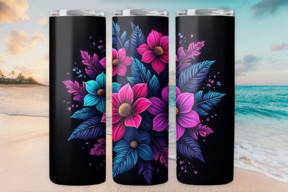 Flower Leopard Glitter Tumbler Wrap 20oz Review