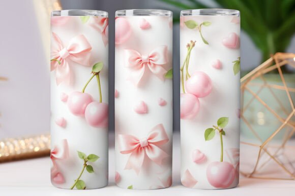 Girls Bow Tumbler Wrap 20oz Design Review