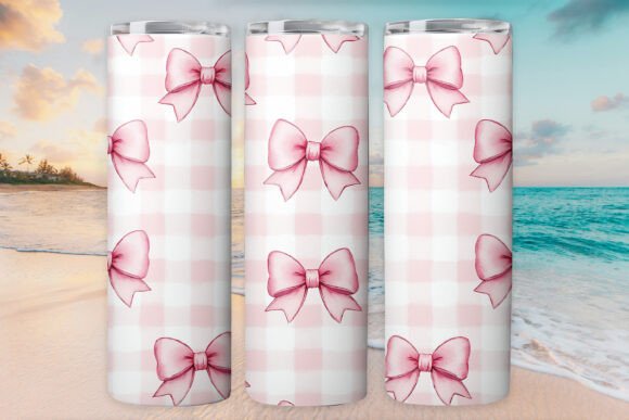 Girls Bow Tumbler Wrap 20oz Pattern Jpg Review