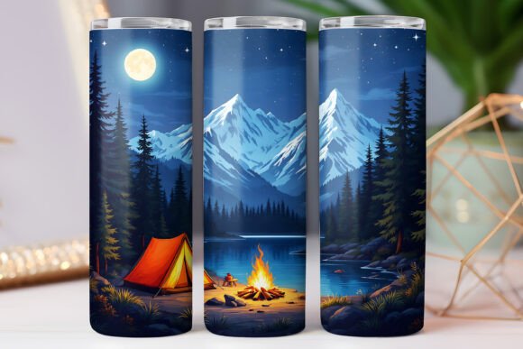 Night Camping Tumbler Wrap 20oz Review