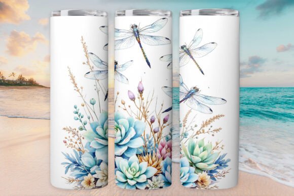 Plant Dragonflies Tumbler Wrap Skinny Review