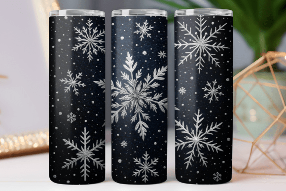 Snowflake Tumbler Wrap PNG Art Review