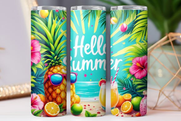 Summer Beach Tumbler Wrap Hello Summer Review