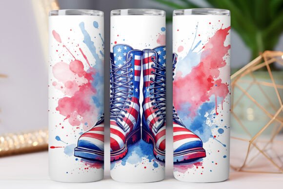 Us Veteran Tumbler Wrap Watercolor Boot Review