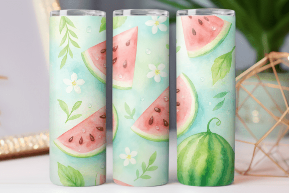 Watermelon Tumbler Wrap Design Review