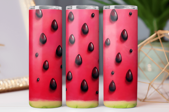 Watermelon Tumbler Wrap Design Review