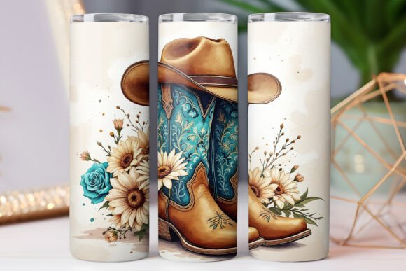 Western Cowboy Tumbler Wrap Design 20oz Review